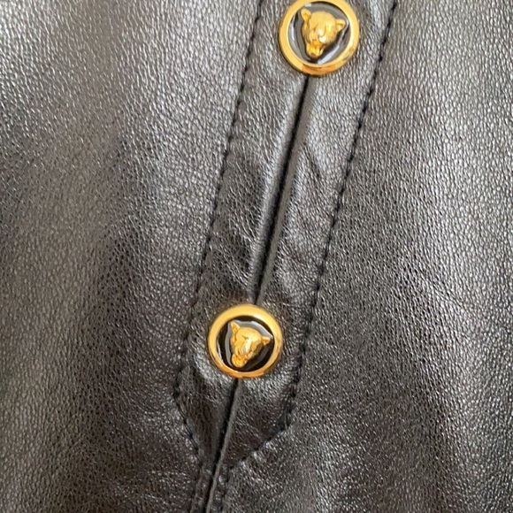 Escada Vintage Leather Blazer - 38 - Picture 8 of 14
